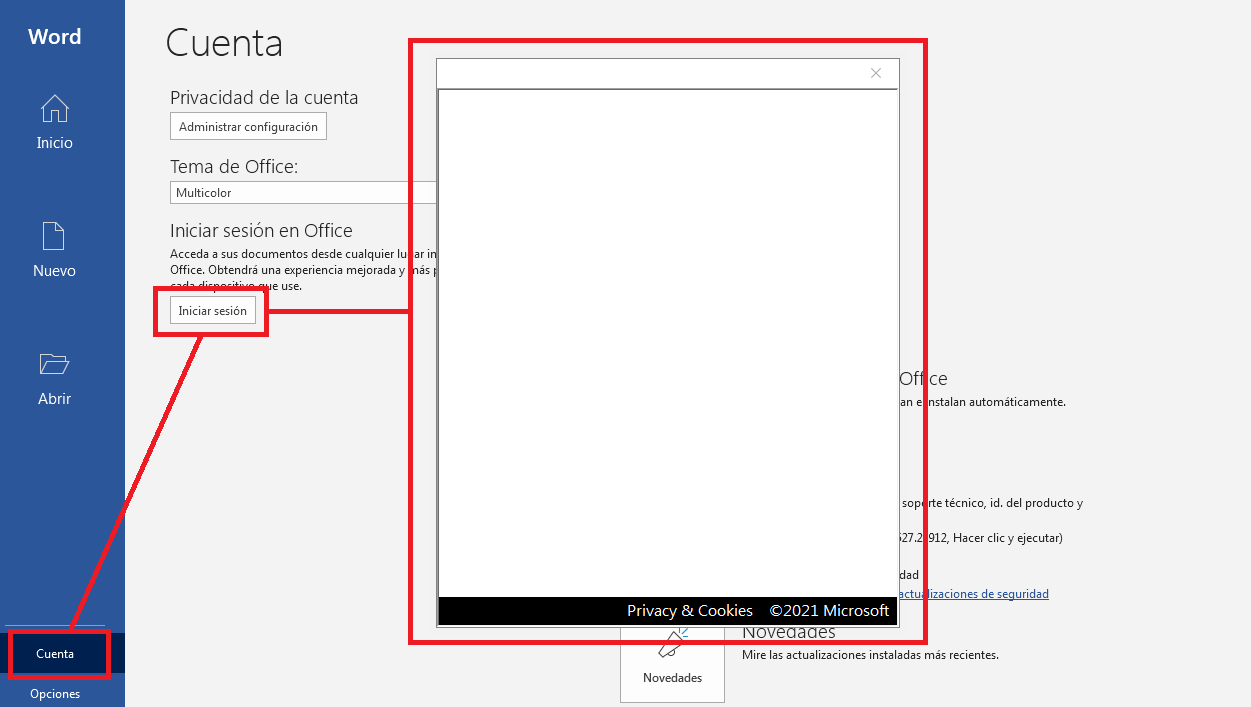 I can't log in to Office 365: Blank Window - Microsoft Q&A