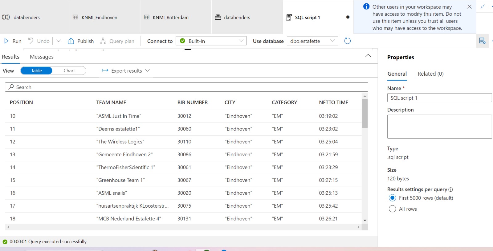 How to fix "I cannot see first 10 rows in my external table on Azure