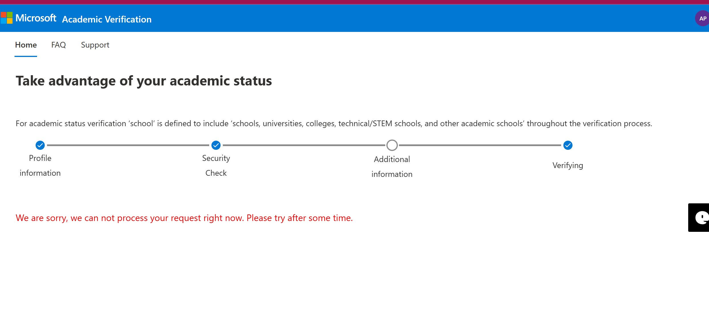 Unable to Redeem Student Offer for Microsoft 365 and LinkedIn Premium ...