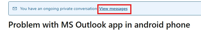 Problem with MS Outlook app in android phone - Microsoft Q&A