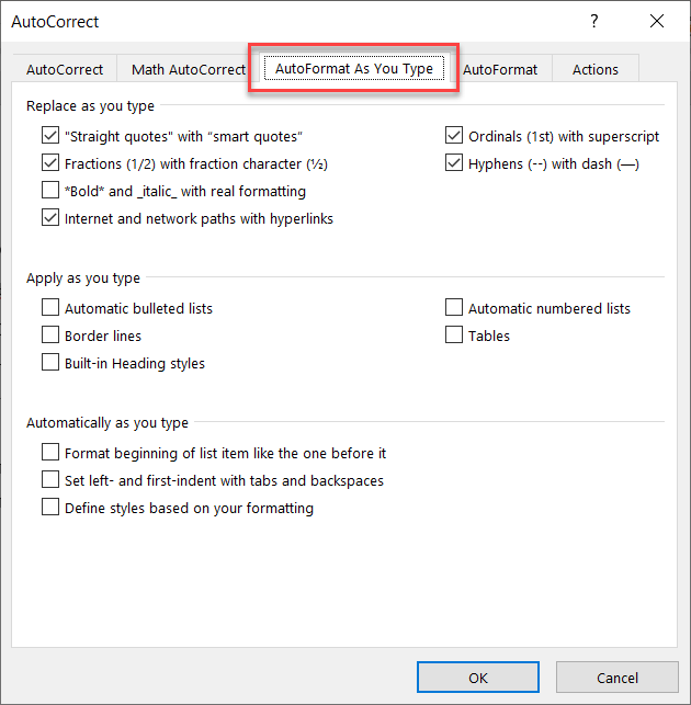 AutoFormatAsYouTypeOptions