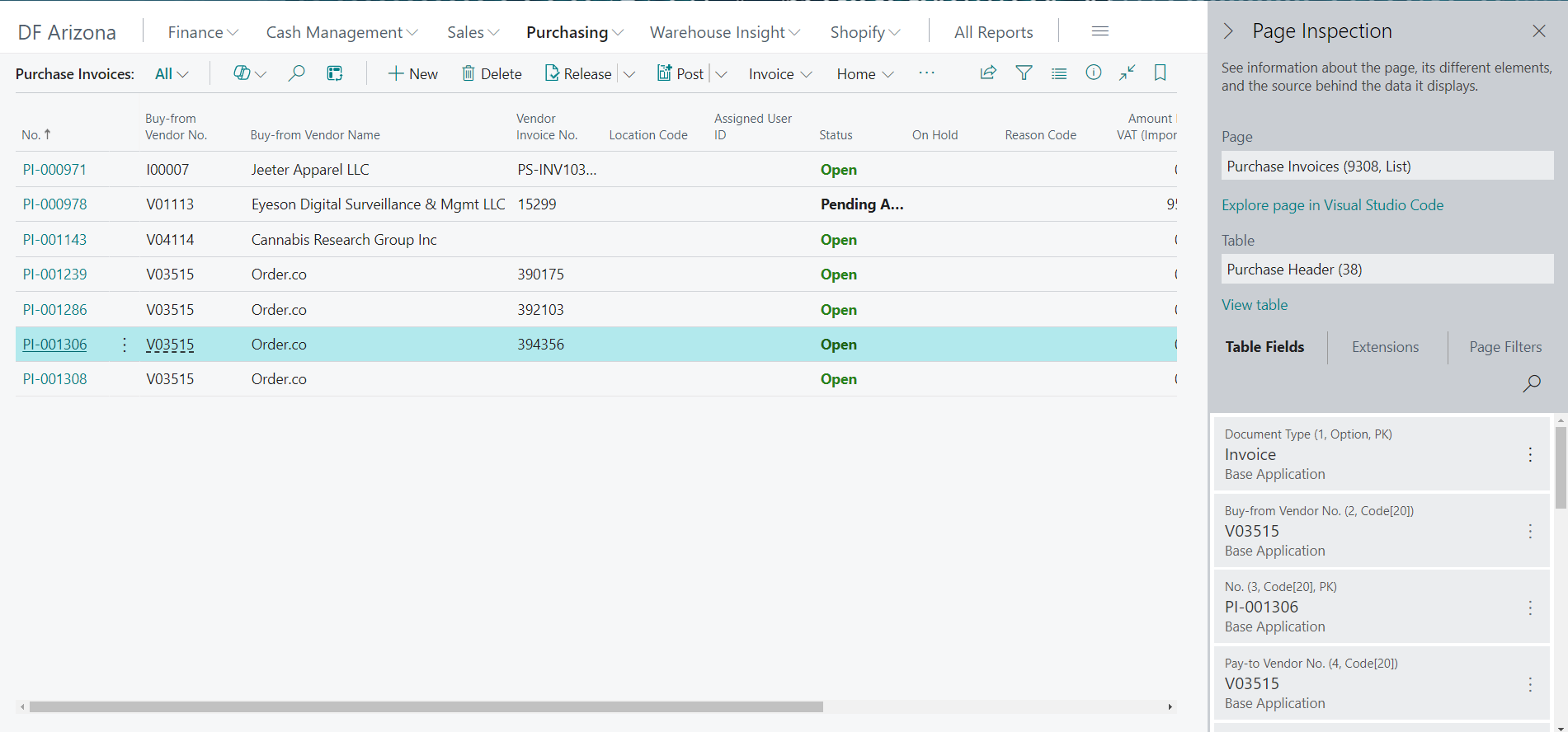 Posting data to business central - Microsoft Q&A
