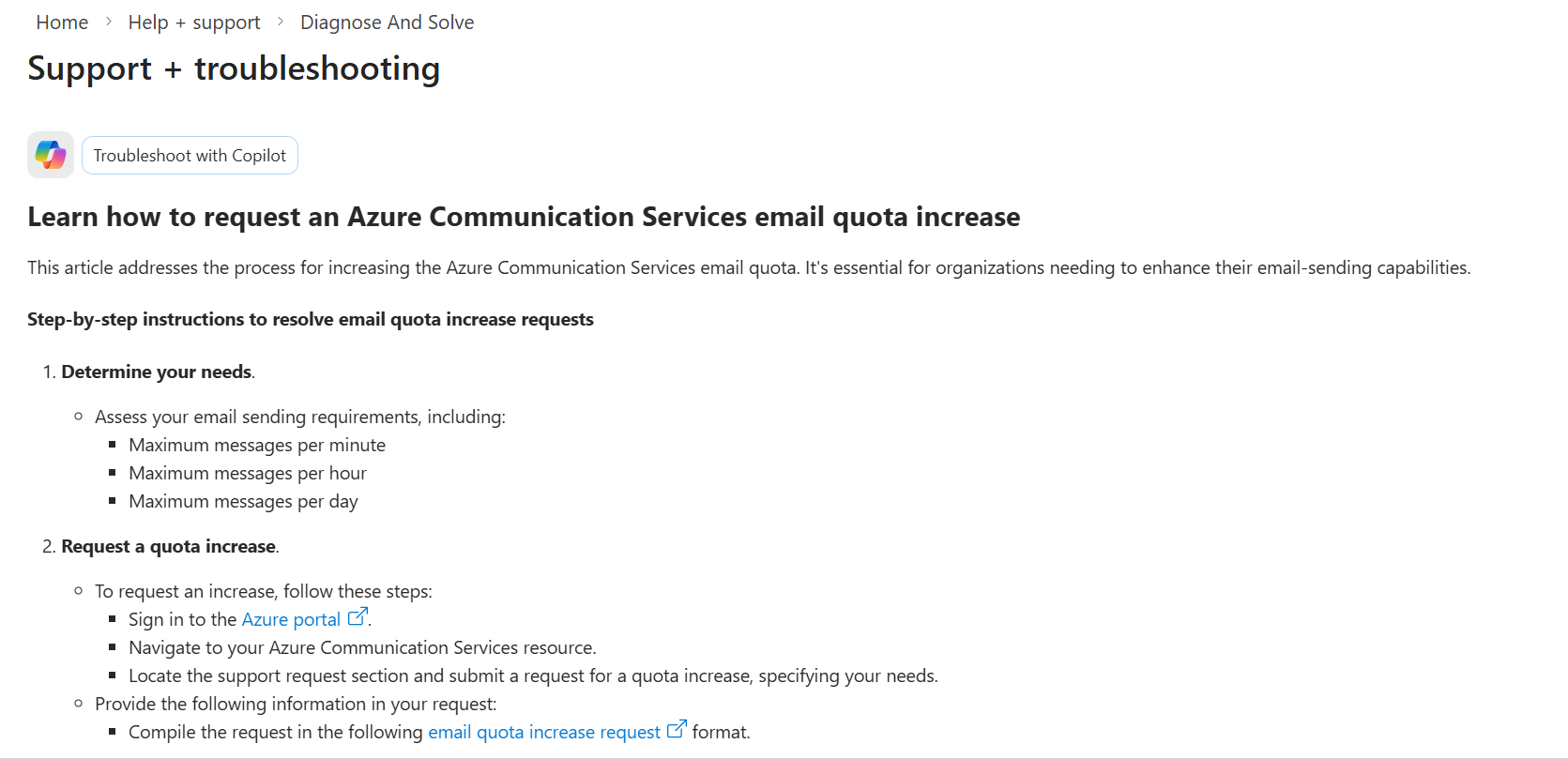 How to increase email quota for development purpose from Email ...