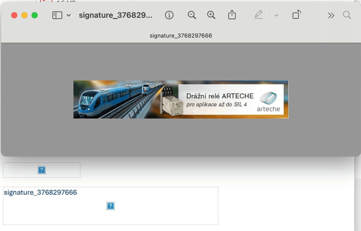 Images in signature not showing, just question mark in blue square ...