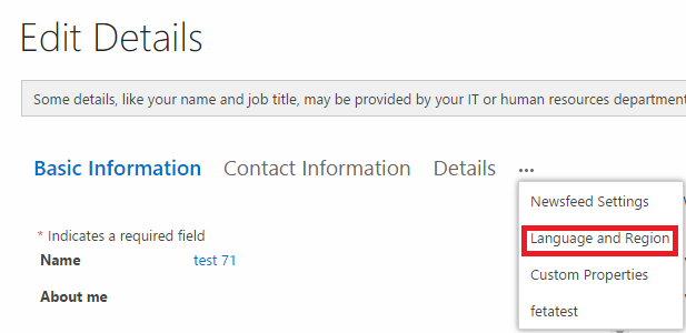 Onedrive for business language setting issue - Microsoft Q&A
