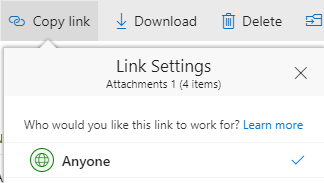 Sharing files with third party's that do not have office 365 account ...