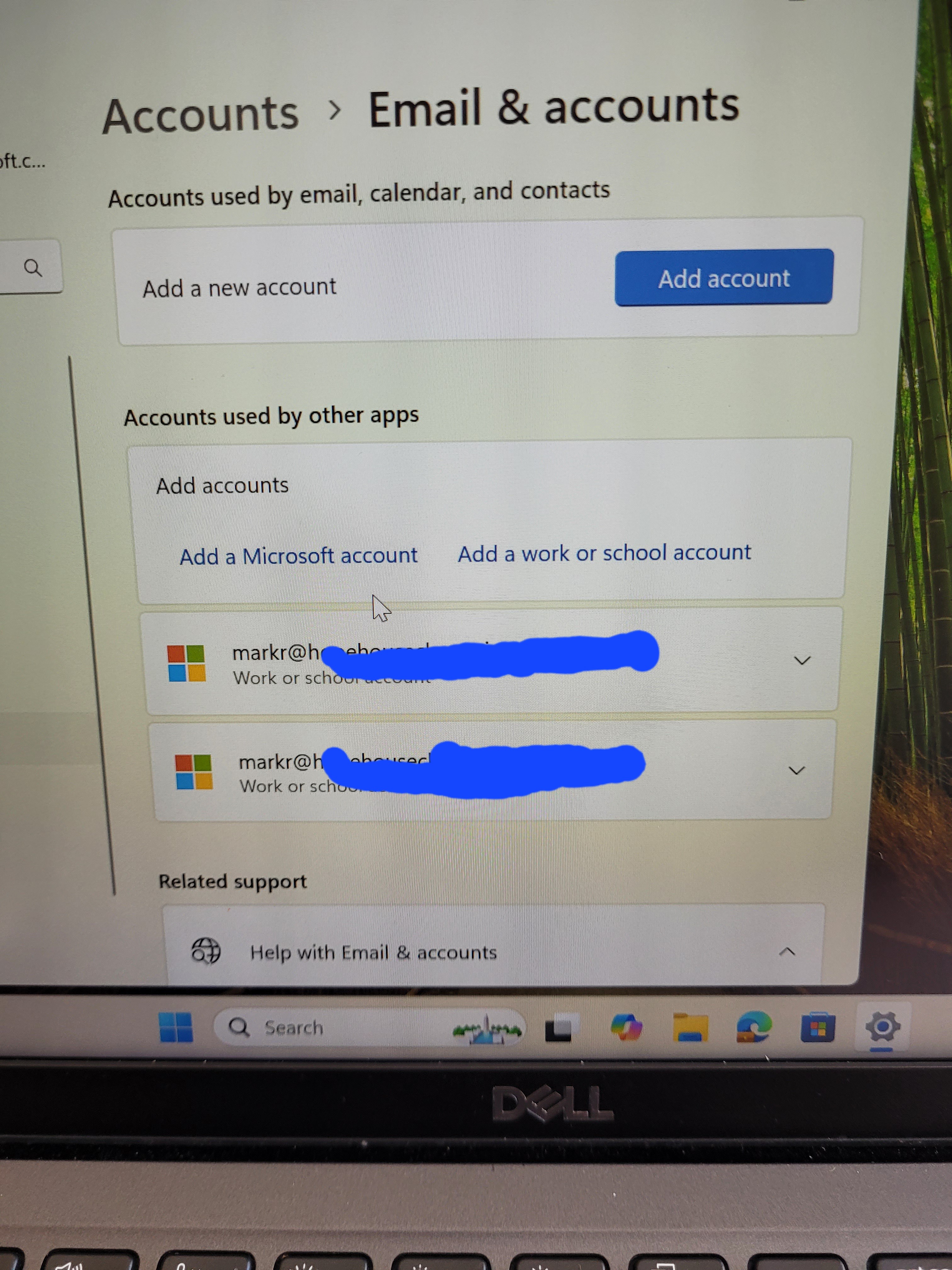 Accidentally set up duplicate Work or school accounts - Microsoft Q&A