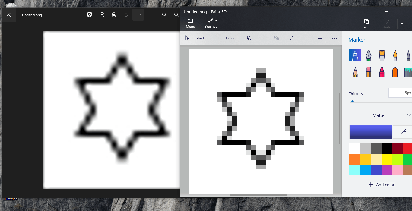 Paint 3D adding random splotches after saving - Microsoft Q&A