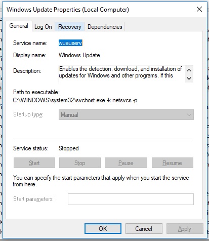 ไม่สามารถแก้ไข service กับ update ไม่เคยผ่าน - คำถามคำตอบของ Microsoft