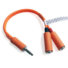 Adaptador / Divisor P2 + 2 Jack P2 (J2 fêmea) Estéreo - Custom Cabos