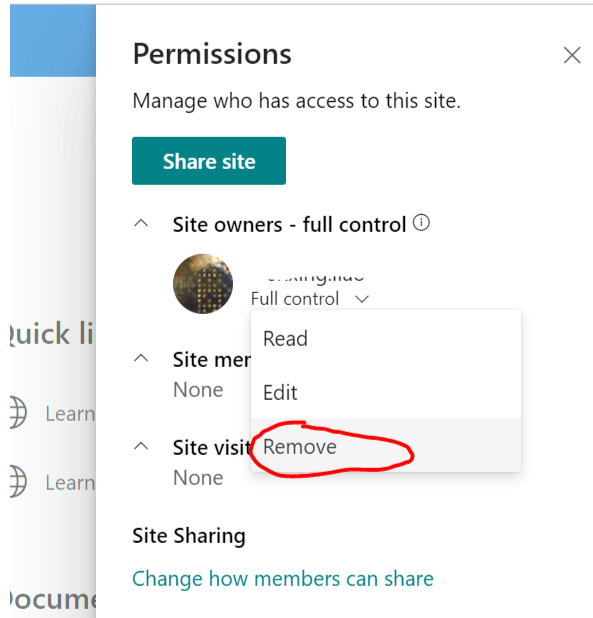 How to remove old Sharepoint sites I do not want access to anymore ...