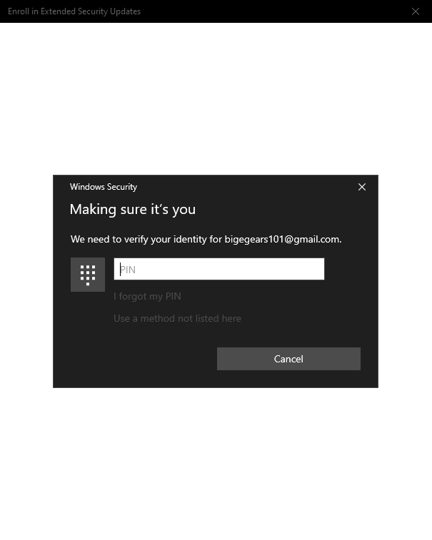 How to prevent the enroll in extended security updates for windows 10 ...