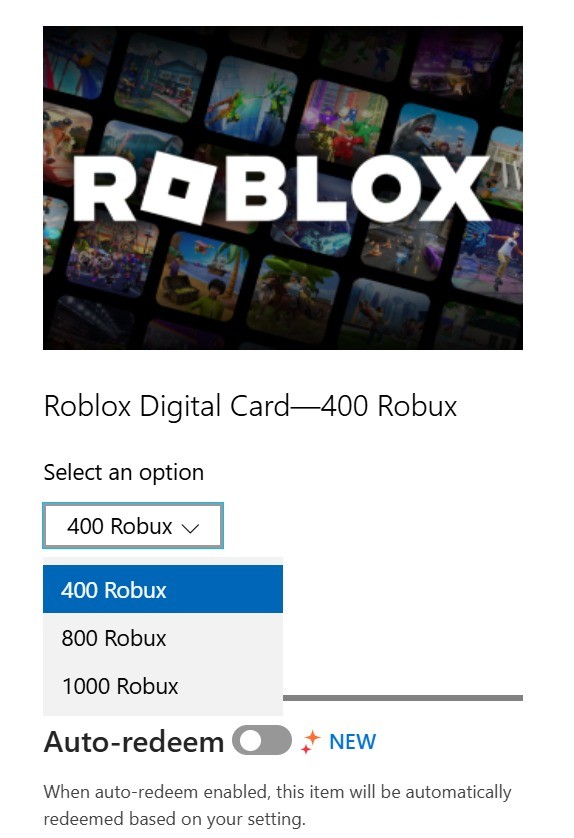 first 100 robux option was gone now 200 option is gone why there is ...