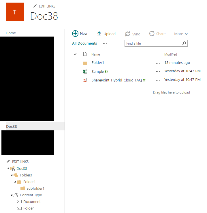 Sharepoint treeview of files and folders and permissions - Microsoft Q&A