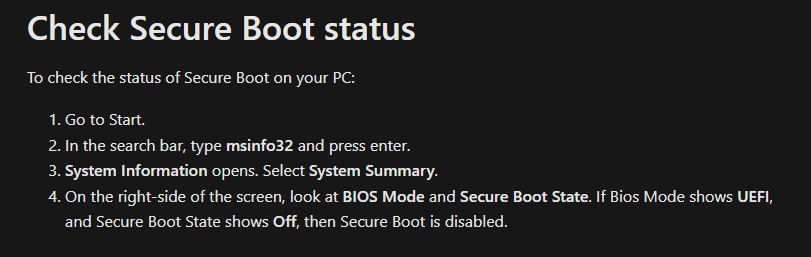 Secure Boot State Off, and enabled in Bios Asus B450ma-ii - Microsoft Q&A