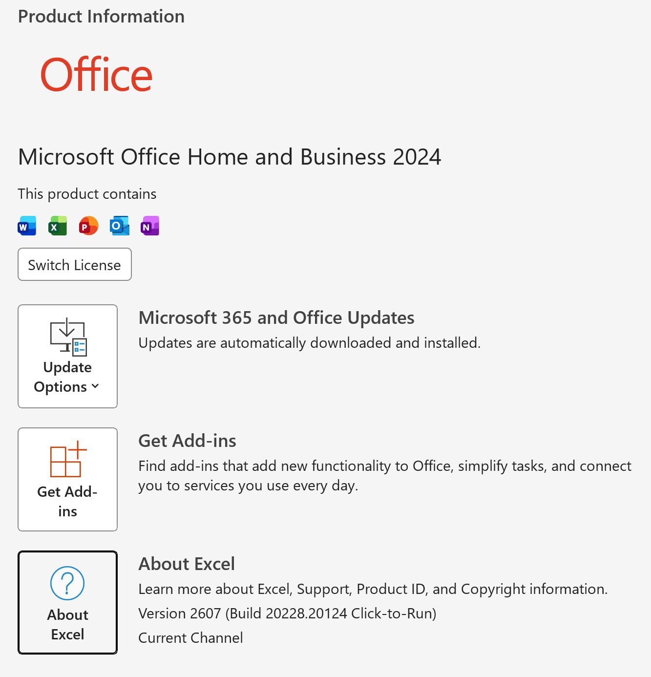 Office 2024 Product Information