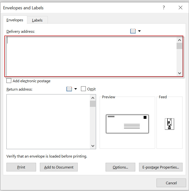 envelope address not printing in the right spot - Microsoft Q&A