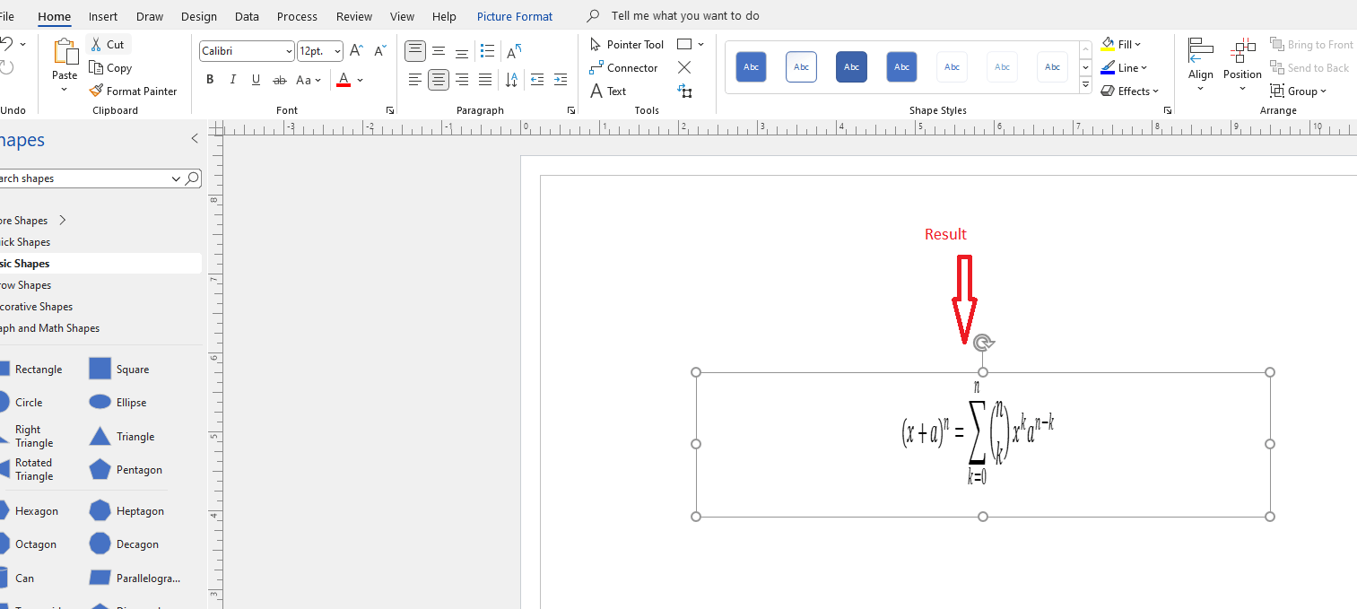 How to type math equation in visio plan 2? - Microsoft Q&A