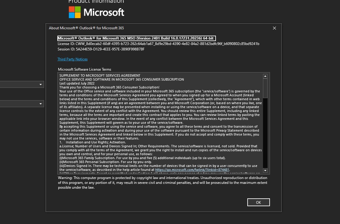 OUTLOOK 2016 KEEPS DISCONNECTING visual data 7