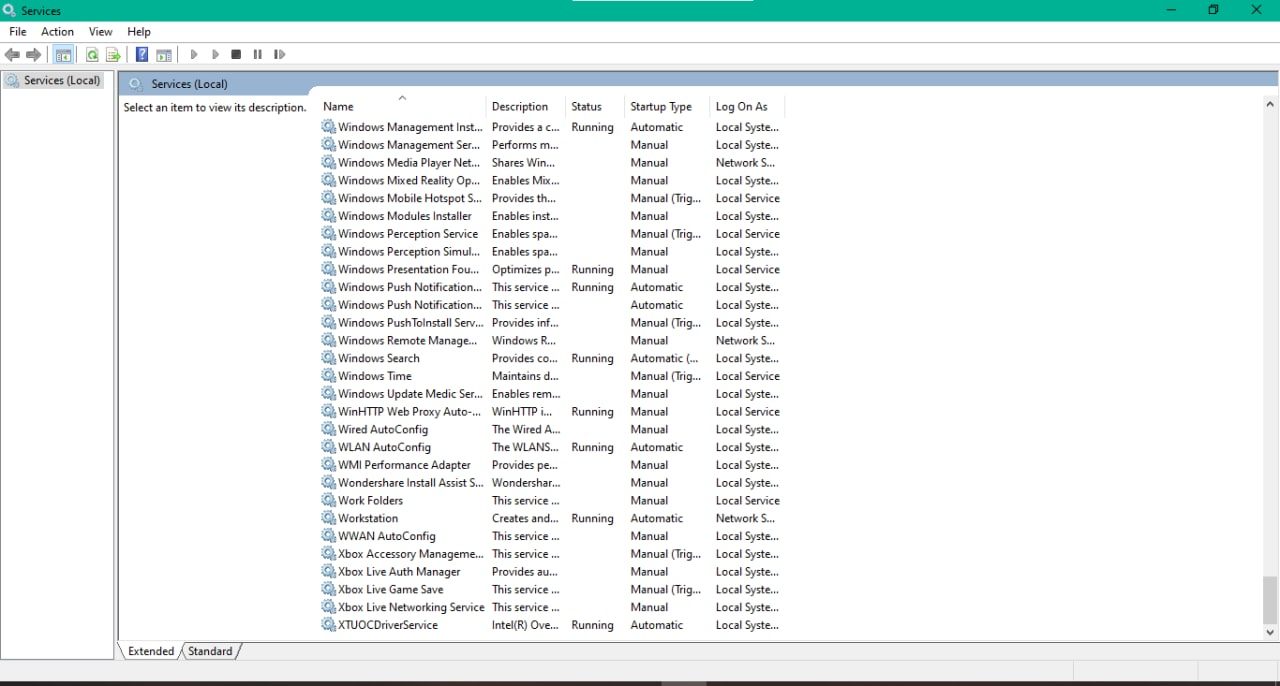Error encountered while checking for windows update (0x80070424 ...