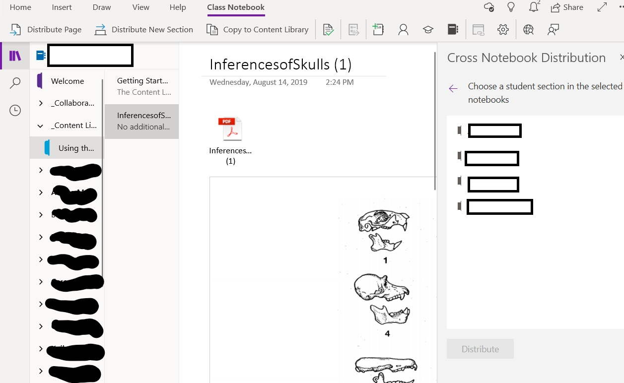 OneNote Cross Notebook Distribution Not Working for More Than Two ...