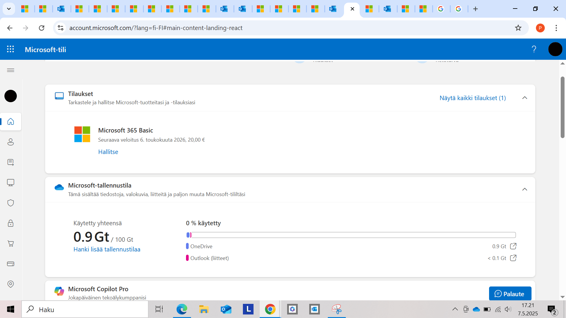 memory is full eventhough I have bought microsoft basic 365 - Microsoft Q&A