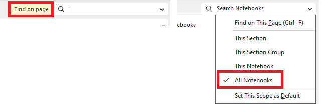 One Note searching is disgusting - Microsoft Q&A