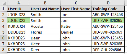 Example for Sheet 2