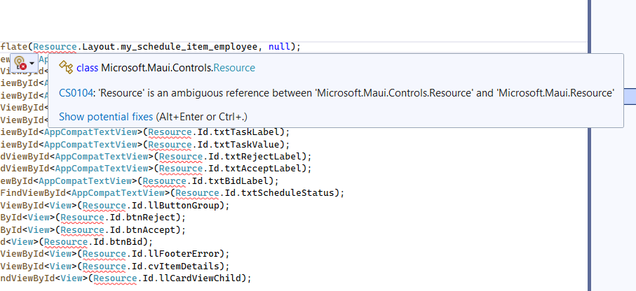How to use android native xml layouts and auto generated resources ...