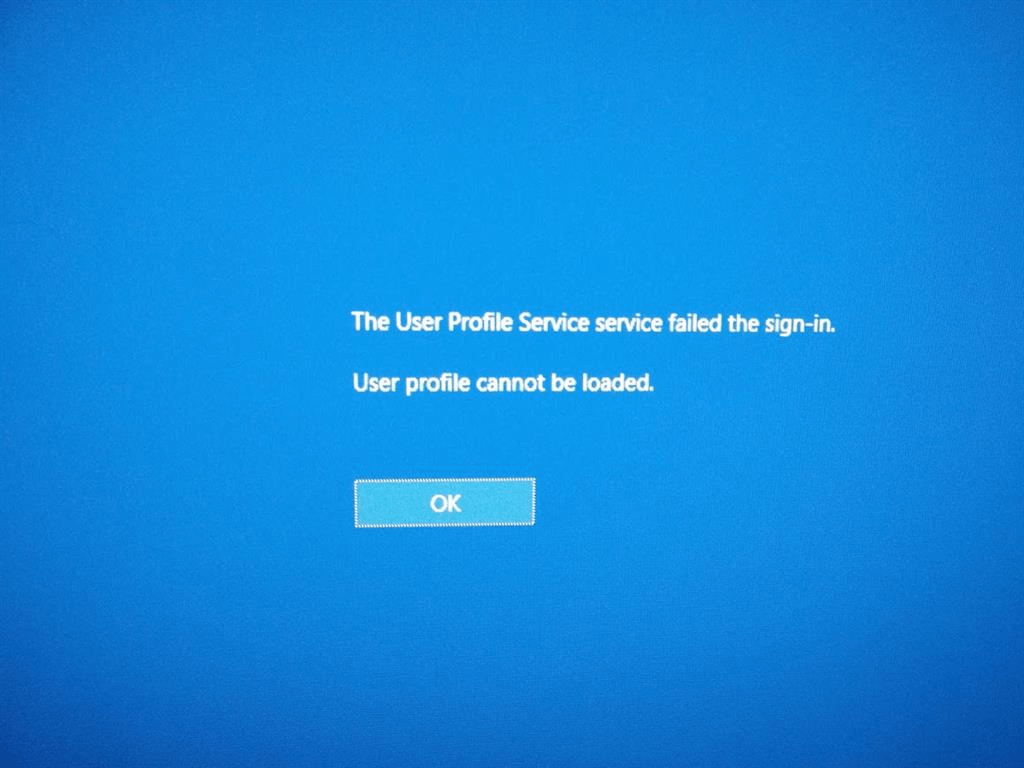 Error en el servicio de perfil de usuario windows 10 - Microsoft Q&A