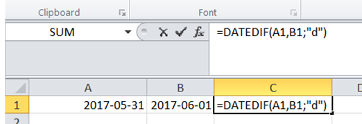DATEDIF Does not Recognize Cells - Microsoft Q&A