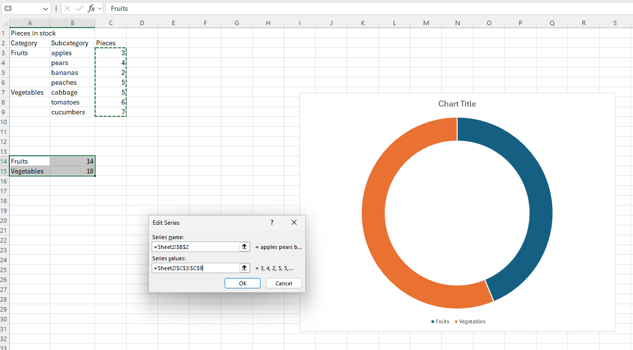 Sunburst Chart Category Sum in Microsoft Office - Microsoft Q&A