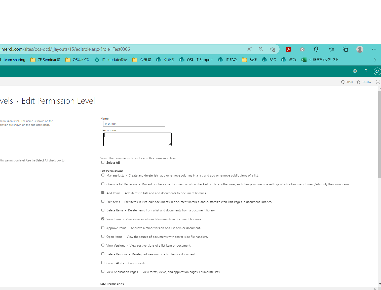 with which Permission level can be a document library created ...