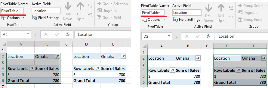 Is there a setting to use a new Pivottable Name when copying a pivot ...