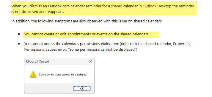 why-do-appointments-disappear-from-my-shared-outlook-calendar-after