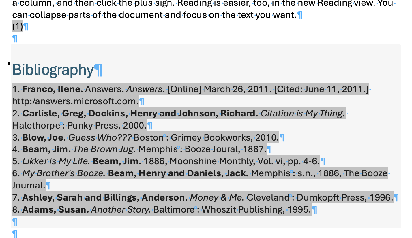 How do I insert citations that are numbered endnotes? - Microsoft Q&A
