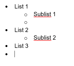 Screenshot of the reported issue