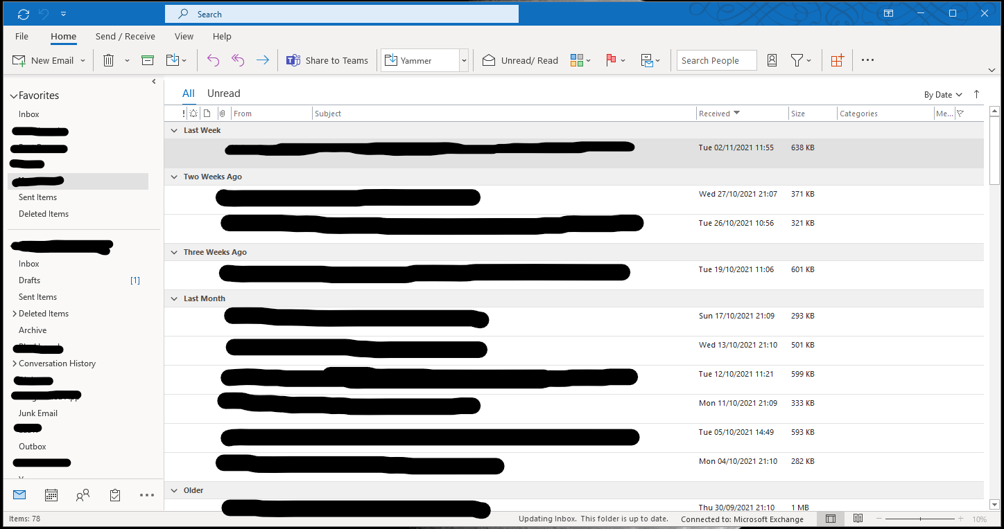 My Outlook inbox got messed up. How do I put it back? - Microsoft Q&A