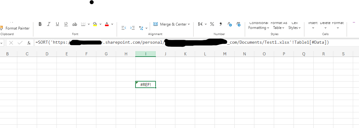 Value Error with Multiple Workbooks, SORT and INDIRECT functions in ...