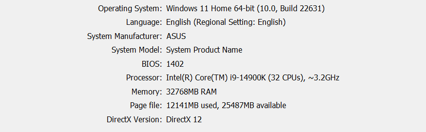 Could I get some help with a memory error on a new build? - Microsoft Q&A