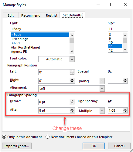 Spacing between paragraphs does not work as set again - Microsoft Q&A