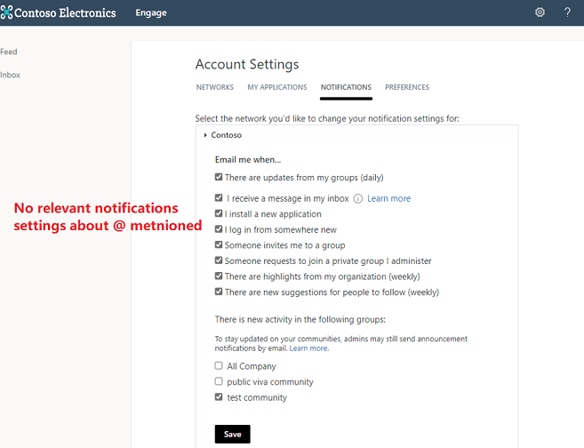 Viva Engage - @ mentions notifications in Web app - Microsoft Q&A