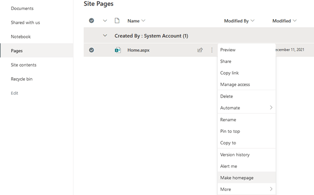 SharePoint site with broken link, yet still able to access links within ...