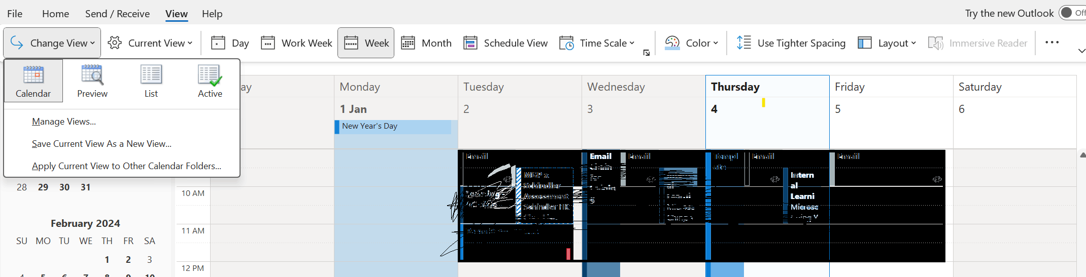 How to change view - list in new outlook? - Microsoft Q&A
