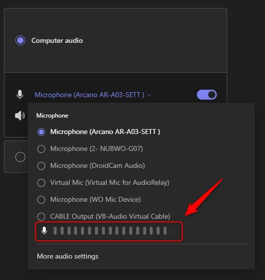 How can I test a microphone outside of a a meeting in the Windows 11 ...