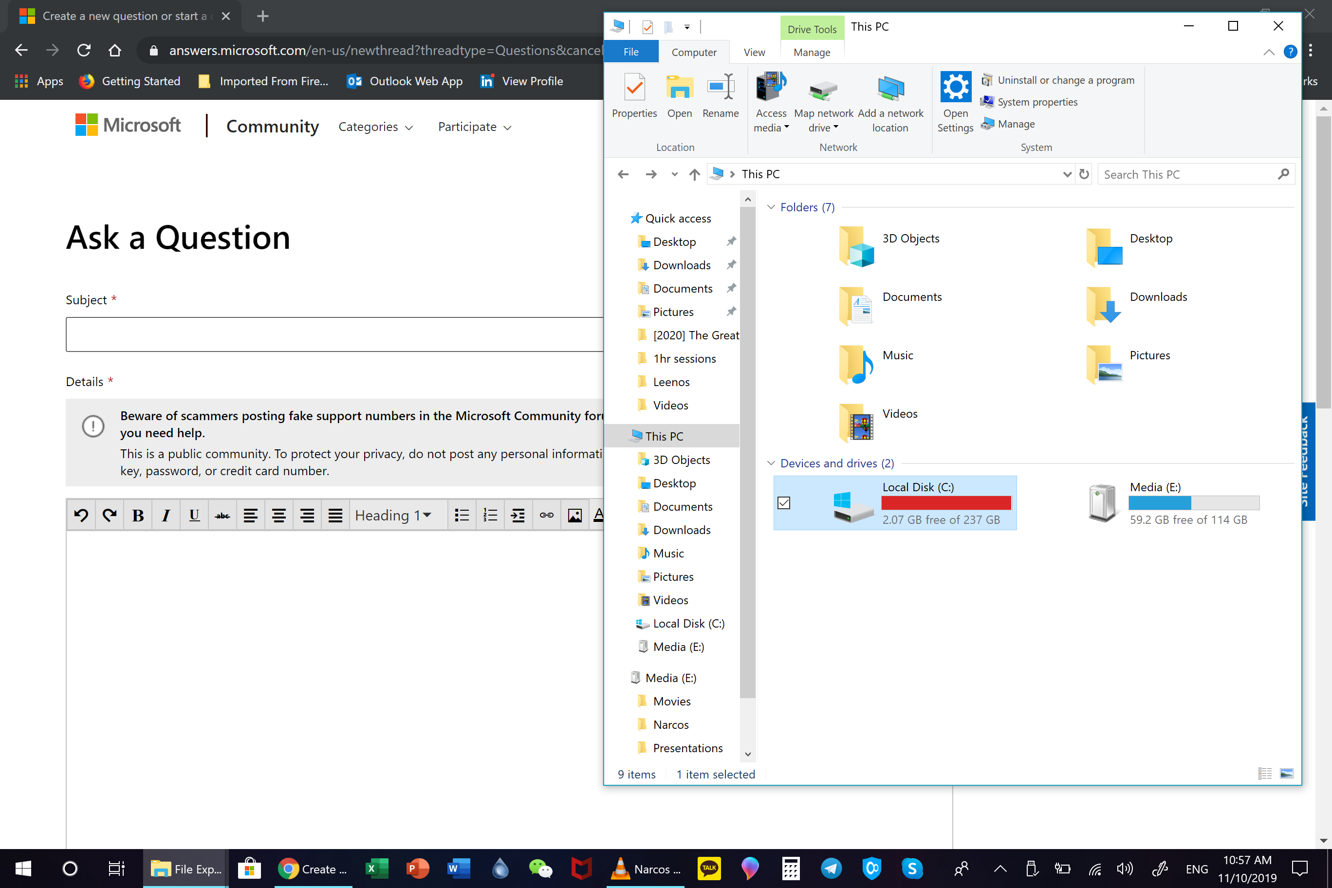 Temporary memory problem - Microsoft Q&A