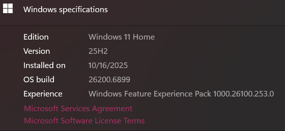 unable to update to Windows 11 Version 25H2 - Microsoft Q&A