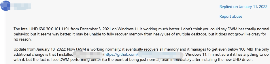 Dwm uses a lot of system resources - Microsoft Q&A