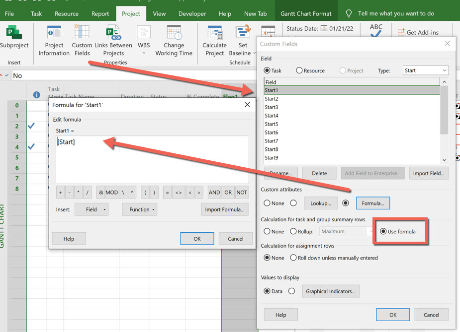 How can I reference another cell in Project? - Microsoft Q&A