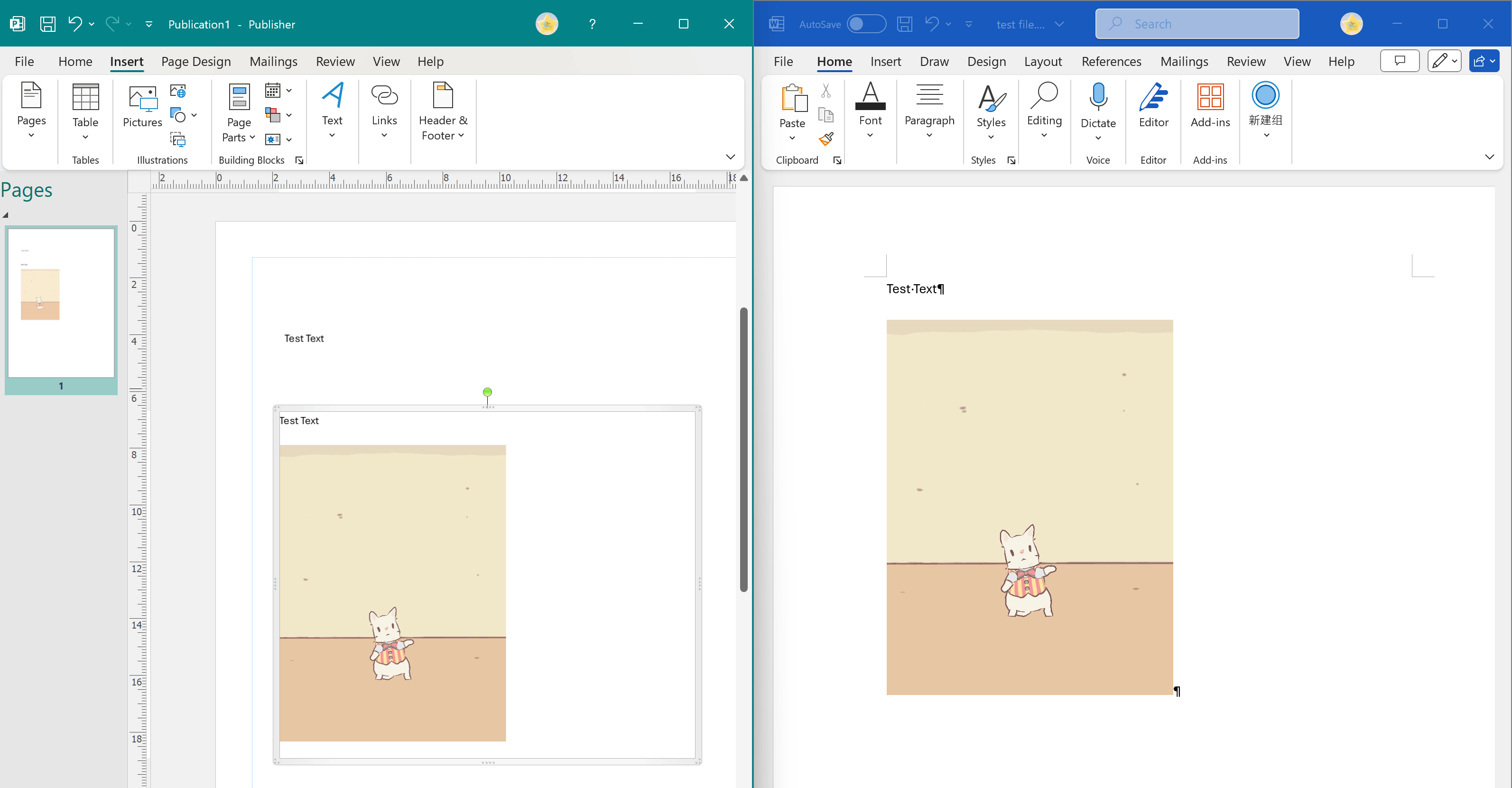 I cant seem to get a word doc into Publisher? Thank you - Microsoft Q&A